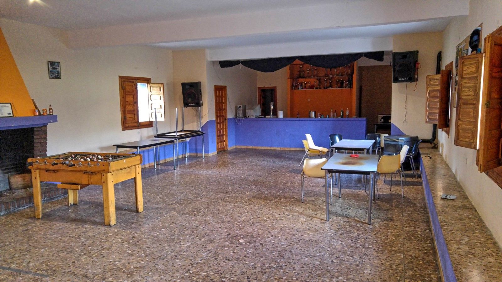 Vista interior del centro social de Campillejo